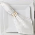 thumbnail image 2 of Sparkly Beads Napkin Rings Handmade Table Dinner Napkin Holders For Wedding Centerpieces Festival Celebration, 2 of 6