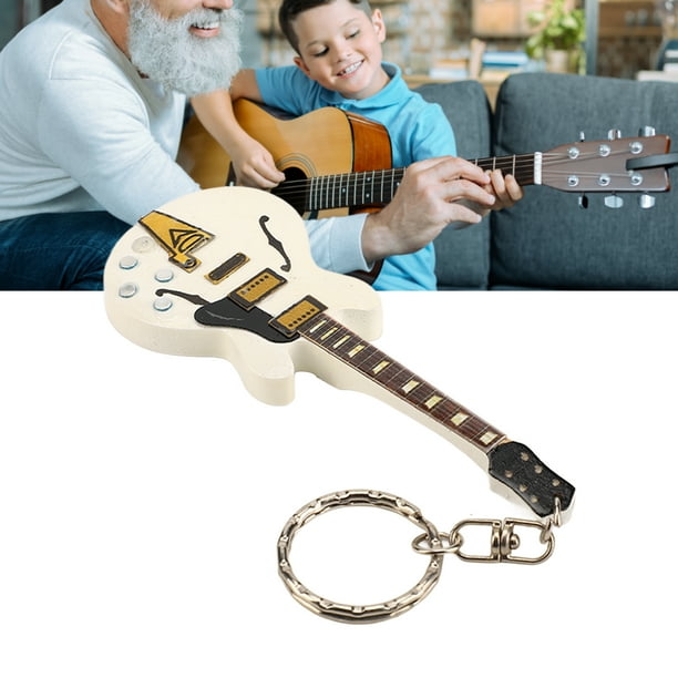 Guitar Keychain Portable Cute Guitar Keyring For Music Lover For
