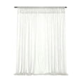 thumbnail image 2 of Extra Wide Outdoor Curtains, Waterproof Voile Mesh Screen, Privacy Bug Netting for Patio Porch Balcony, Weather Resistant Terrace, 78.74" x 95.28", Topliu, 2 of 7