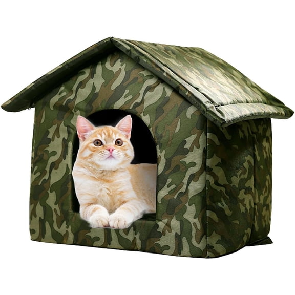 Portable Pet Tent Shelter – Breathable Cat Cave & Dog Tent, Small Pet Bed with Airflow Ventilation for Puppies, Bunnies, Kittens, Indoor Outdoor Backyard Use