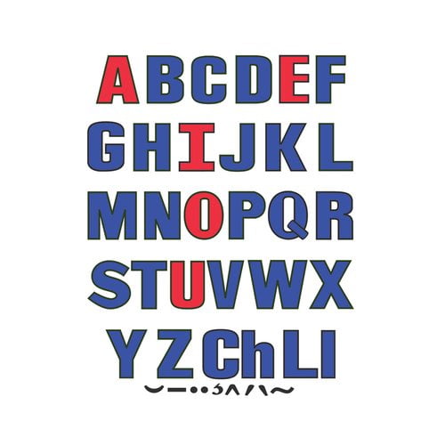 little folks visuals upper case letters bulletin board cut