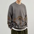 thumbnail image 2 of Sudadera con capucha estampada de manga para hombre, ropa para hombre, sudadera negra sin capucha, top gráfico de anime, moda Harajuku, estilo coreano, ofertas, 2 of 5