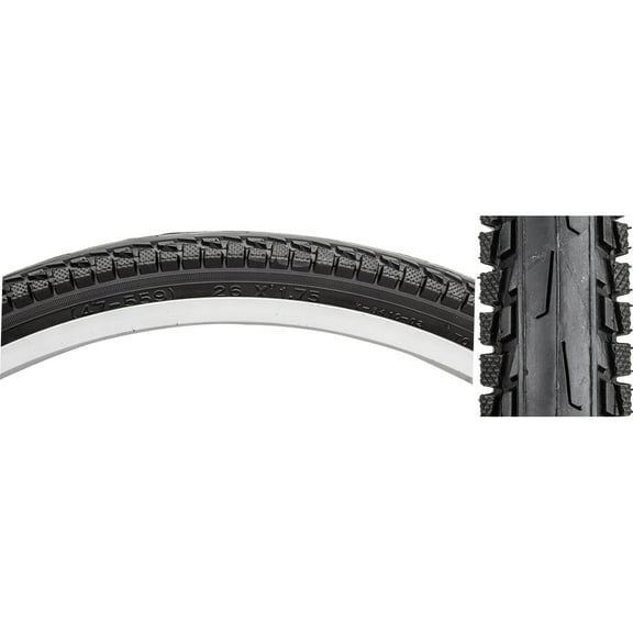 Sunlite K841C City Komfort Tire 26x1.75 Black Steel Hybrid Mountain MTB 26" Bike