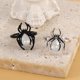 thumbnail image 2 of Anillo de araña Vintage de 2 piezas para mujer, anillos abiertos ajustables de plata, piedras preciosas artificiales, anillos de dedo huecos a la moda, joyería para parejas, regalo redimensionable Gao Jinjia LED, 2 of 2