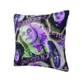 thumbnail image 2 of Funda de almohada decorativa con dibujos animados de Beetlejuice, para decoración del hogar y el sofá, elige una funda de cojín de temporada feliz de 22 x 22 pulgadas, 2 of 8