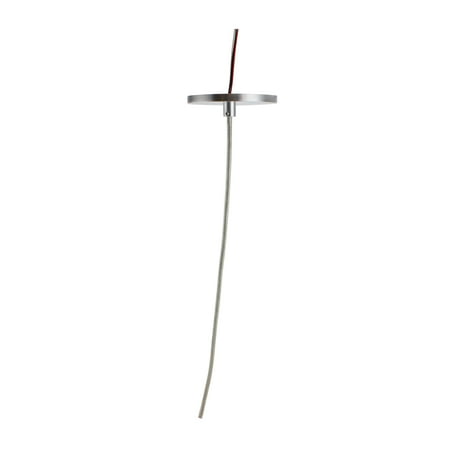 Lightolier Sk02X4 Vetro Pendant 4 Conductor Suspension 300In 25 Ft Straight Cord W/ Canopy, Satin Al