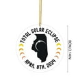 Solar 2024 Ornament 2024 Solar Decorations Keepsake Path Of Totality
