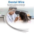 thumbnail image 4 of Alambre dental de ortodoncia ANGGREK 50 piezas Ni Ti completamente duro, 4 of 8