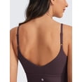 thumbnail image 3 of Top deportivo CRZ YOGA sin aros ajustable con espalda en V color ciruela ártico XL, 3 of 5