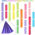 thumbnail image 3 of Colourful Paper Flower Balls - 24 Pieces For Party Decoration, 3 of 5