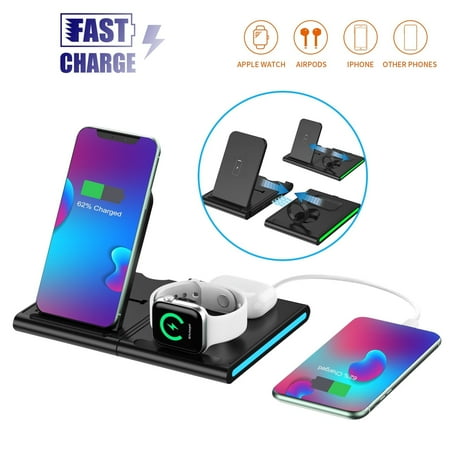 Upgraded Fast Wireless Charger 15W Wireless Charging Stand Qi Charger Fit for iPhone 17 16 15 14 13 12 Apple Watch Series & AirPods 4 3 2 Pro Samsung Galaxy Upgraded Fast Wireless Charger 15W Wireless Charging Stand Qi Charger Fit for iPhone 17 16 15 14 13 12 Apple Watch Series & AirPods 4 3 2 Pro Samsung Galaxy