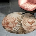 thumbnail image 3 of Flower Round Area Rugs for Bedroom Living Room, 6FT Soft Indoor Circle Carpets, Carpet Home Decor Floor Mat, 3 of 8