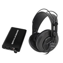 Samson SR850 Studio Reference Monitoring Headphones Rechargeable Headphone Amp