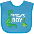 thumbnail image 3 of Inktastic Pepaw's Boy Grandson Boys Baby Bib, 3 of 4
