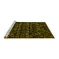 thumbnail image 2 of Ahgly Company Machine Washable Indoor Rectangle Abstract Yellow Modern Area Rugs, 8' x 12', 2 of 4