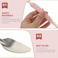 thumbnail image 4 of Shisuyan Scraping Spoon Zigzag Spoon Double-headed Spoon Infant Feeding Tool, 4 of 8