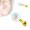 Gold, variant on Cartilage/Tragus Barbell 16GA Opal Ball Internally Threaded Surgical Steel