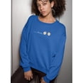 thumbnail image 2 of Daisy Bicycle Adventure Sweatshirt Women -Image by Shutterstock, Female x-Large, 2 of 4