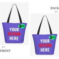thumbnail image 4 of Custom Tote Bag With Logo, Add Your Name Text Photo, Custom Bags, Personalized Shopping Bags, Reusable Grocery Bags Bulk, 4 of 8