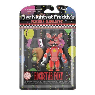 Buy Funko الرقم العمل Fnaf البيتزا سيم روك فوكسي توهج شفافة Online In Kuwait 618611593