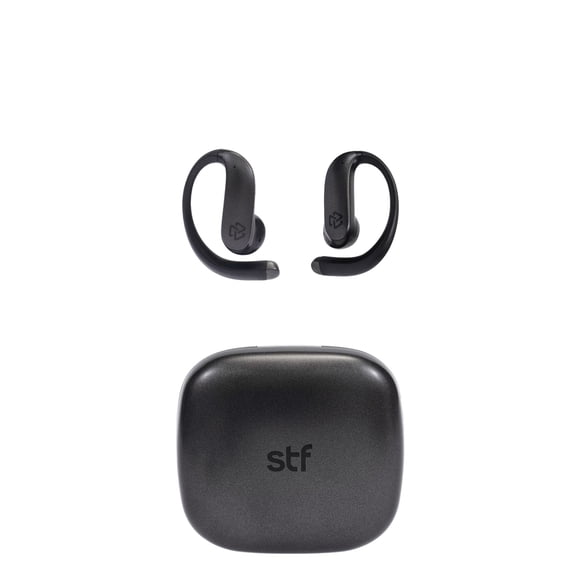 Audífonos Inalámbricos STF Hyro Sport OWS Open Ear Bluetooth 5.4, 36H Batería, ENC, IPX4 Deportivos Running, color negro