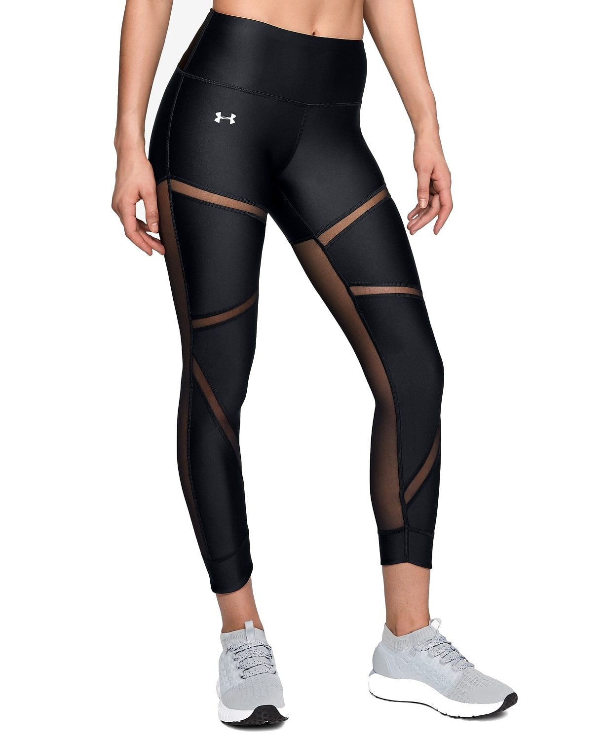 Under Armour - Womens Activewear Bottoms Small Mesh Leggings S ...