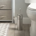 thumbnail image 2 of Bath Bliss 2 Pack Stainless Steel Toilet Brush with Air Vents, 2 of 6