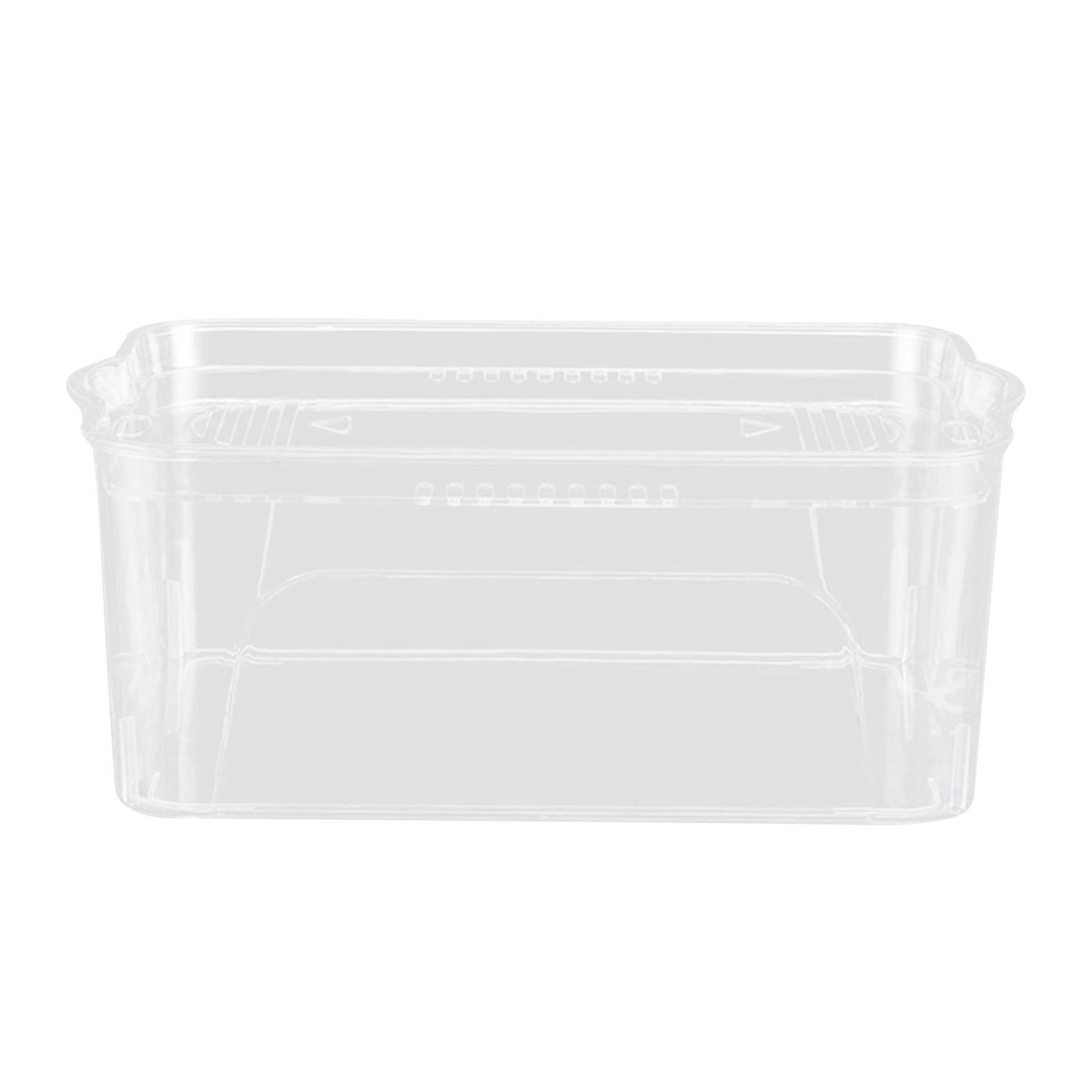 TOOYFUL Desktop Tank Bowl with Lid Ventilation Hole Portable Aquarium Tank Turtle Tank for Desks Coffee Table Living Rooms 36cmx26.5cmx11.5cm