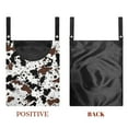 thumbnail image 7 of ZIATUBLE Cow Print Clothespin Storage Bag Washable Hanging Clothespin Bag Easy to Clean Clothes Pins Bag Holder with Two Snap Buttons Hanging Pantry Organizer for Storage Bags, 7 of 7