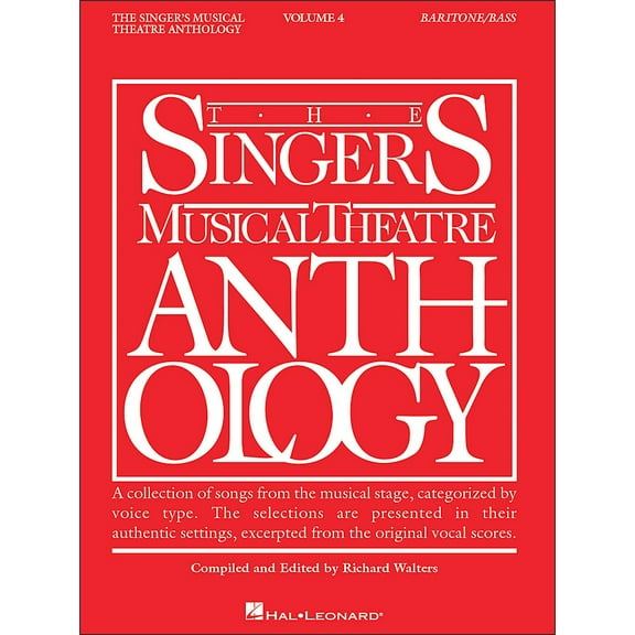 Singer's Musical Theatre Anthology (Accompaniment): Singer's Musical Theatre Anthology - Volume 4: Baritone/Bass Book Only (Audiobook)