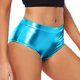 thumbnail image 3 of Braguitas brillantes para mujer, pantalones cortos, ropa de club para baile en barra, pantalones cortos metálicos para gimnasia, pantalones cortos para festivales de música, fiestas rave, 3 of 5