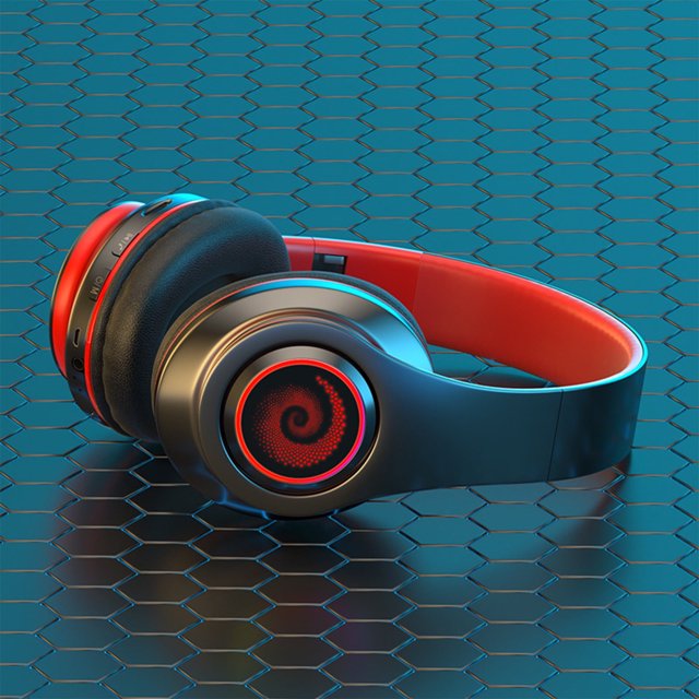Auriculares inalámbricos Bluetooth Txmfgh con luz RGB y micrófono, batería de 8 horas para música y llamadas, perfectos para viajes y trabajo.
