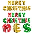thumbnail image 1 of FONDOTIN 2 Sets Festival Balloons Letter Balloons Assorted Color 16 Inch Party Layout Christmas Party, 1 of 5
