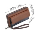 thumbnail image 3 of Decoration A Large Capacity Zipper Handbag That Combines European Style With Retro., 3 of 6