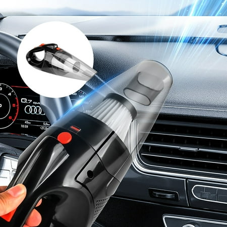 

Summer Savings 2023! WJSXC Wireless Car Vacuum Cleaner LED Lighting Wet And Dry Silent Noise Reduction Lithium Battery Charging Hand-held Vacuum Cleaner Dual Use For Home And Car Black