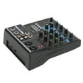 thumbnail image 1 of Mezclador De Audio De 4 Canales, Mezclador USB Compacto De 4 Canales Mezclador De DJ Digital Con Tarjeta De Sonido Para Escenario De Computadora En El Hogar, Plug And Play,, 1 of 7