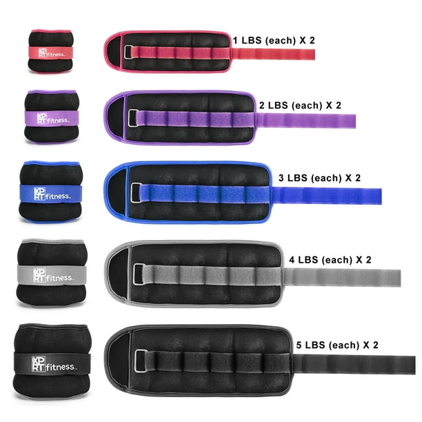 XPRT Fitness Ankle Weights for Women and Men, for Exercise, Walking