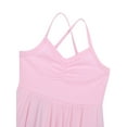 thumbnail image 3 of YiZYiF Girls Chiffon Ballet Dance Dress Criss Cross Camisole Leotard Dress, 3 of 7