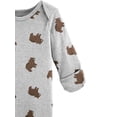 thumbnail image 3 of Pack de 3 batas de dormir de algodón Simple Joys by Carter's 0-3M, 3 of 3