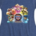 thumbnail image 3 of Paw Patrol The Movie - Mighty Movie Character Group - Toddler & Youth Girls Fit & Flare Dress, 3 of 5