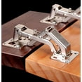 thumbnail image 4 of 2PCS - Large Kitchen Cabinet Door Hinges Cabinet Door 170 Degree Hinges + 16 Set Screws - Large Angled Door Hinges - No Slots Required - Easy Installation, 4 of 7