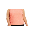 thumbnail image 5 of IDEOLOGY Womens Coral Moisture Wicking Cut Out Lightweight Flat Seams Heather Sleeveless Scoop Neck Tank Top Plus 2X, 5 of 6