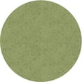 thumbnail image 1 of Ahgly Company Machine Washable Indoor Round Transitional Olive Drab Green Area Rugs, 5' Round, 1 of 7