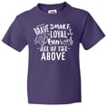 thumbnail image 3 of Inktastic Brave Smart Loyal Kind Fun Loved All of the Above Youth T-Shirt, 3 of 5