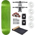 Moose Dip completo para patineta con camiones plateados y ruedas negras