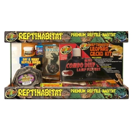 Zoo Med-Aquatrol Reptihabitat Leopard Gecko Kit- 24.5 lbs.