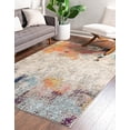 thumbnail image 5 of Unique Loom 3139848 8 x 10 ft. Tybee Chromatic Rectangular Rug, Beige, 5 of 5