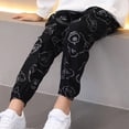 thumbnail image 2 of NAISIBABY Boys Casual Pants, Prints Vintage Loose Comfy Kids Sweatpants Black 7T, 2 of 4