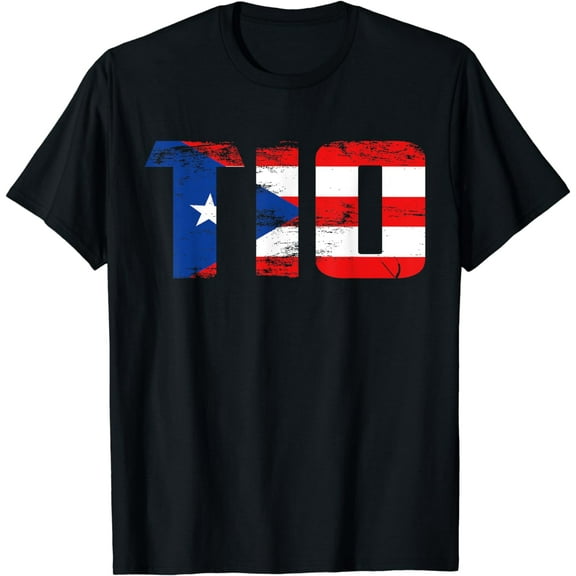 Tio Puerto Rico Flag Pride Fathers Day Puerto Rican Men T-Shirt