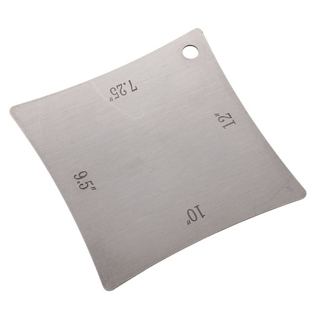 1 Unid Medidor De Radio De Guitarra Medidor De Diapasón Herramienta De Medición Piezas De Guitarra atención Accs Baoblaze Medidor de radio de guitarra